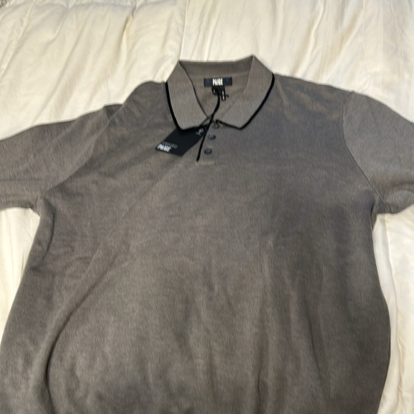 PAIGE Men's Dobson Long Sleeve Sweater Polo Size L - Picture 6 of 6